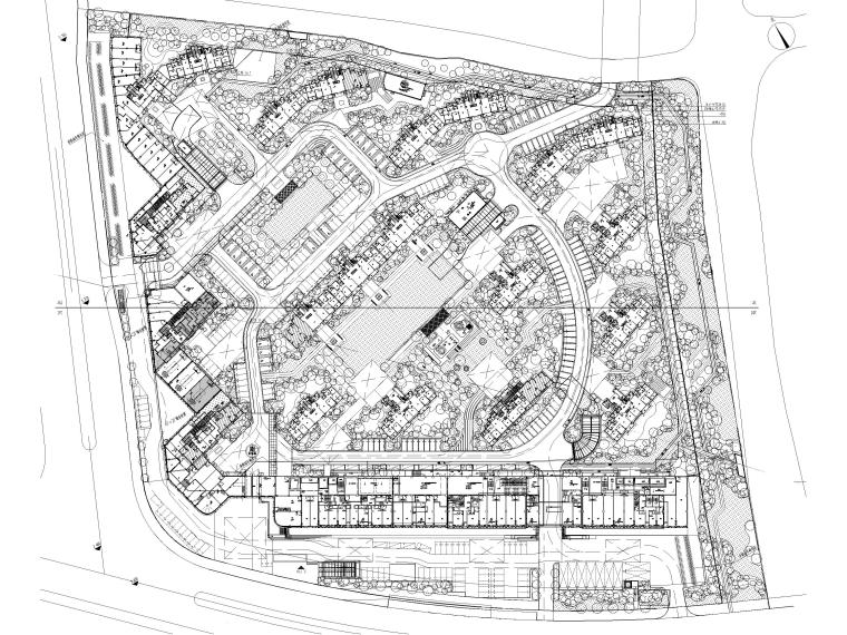 宁波地铁站周边园林景观CAD施工图 宁波地铁站周边园林景观CAD施工图