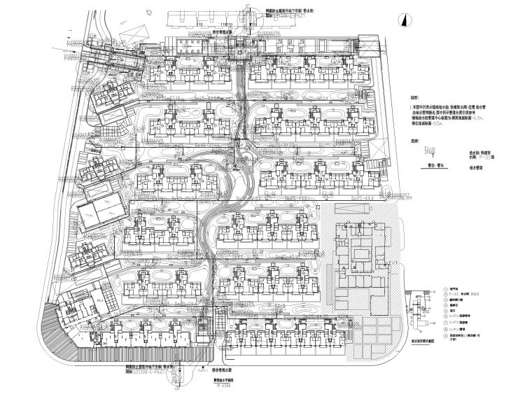 宁波湾头居住区景观设计CAD施工图