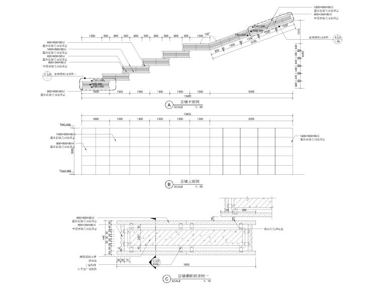 宁波湾头居住区景观设计CAD施工图