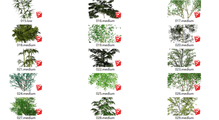 SU植物模型合集