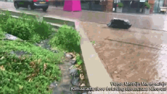Grotestraat Nijverdal——名副其实的海绵街道 Grotestraat Nijverdal——名副其实的海绵街道