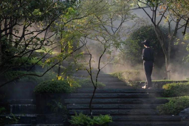 景观造坡——拾阶而上的过程中体验景致与休闲