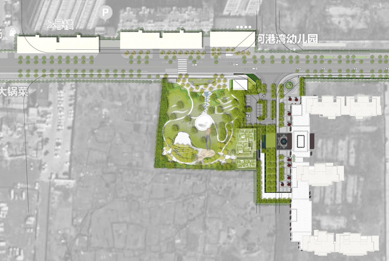 郑州万科·山河道景观设计