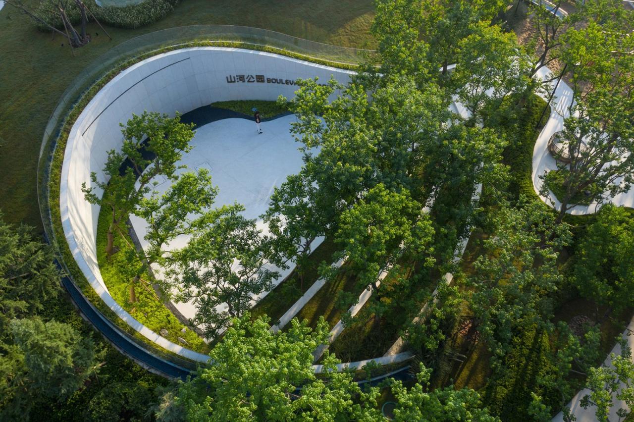 郑州万科·山河道景观设计