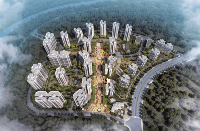 重庆江北江景山地住宅景观方案文本 重庆江北江景山地住宅景观方案文本