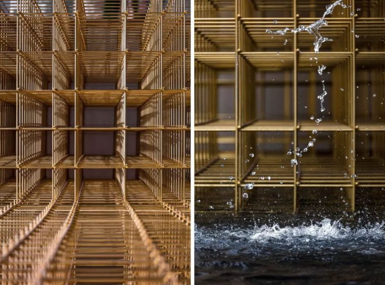 建筑室内景观艺术装置领域的低价材料——金属网 建筑室内景观艺术装置领域的低价材料——金属网
