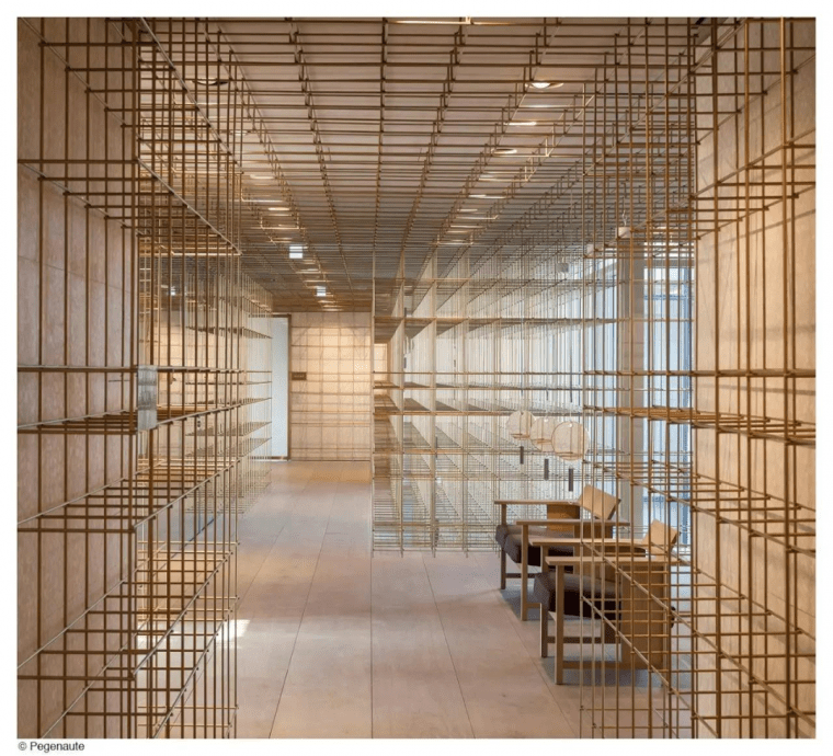 建筑室内景观艺术装置领域的低价材料——金属网 建筑室内景观艺术装置领域的低价材料——金属网