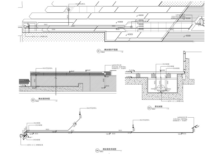 龙湖昱湖壹号景观施工图含模型 龙湖昱湖壹号景观施工图含模型