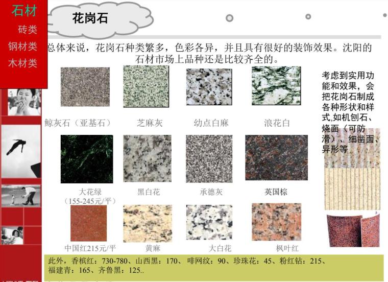 万科景观材料调研总结 万科景观材料调研总结