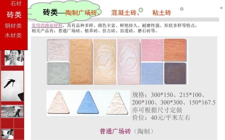 万科景观材料调研总结 万科景观材料调研总结