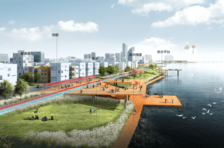佛山西江沿岸城市设计及景观深化设计活力水廊沿岸规划-灵感屋