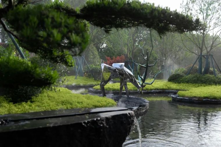 内敛沉稳而又不失现代风韵的新中式景观 内敛沉稳而又不失现代风韵的新中式景观