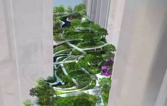 考验景观设计的立体竖向公园 考验景观设计的立体竖向公园