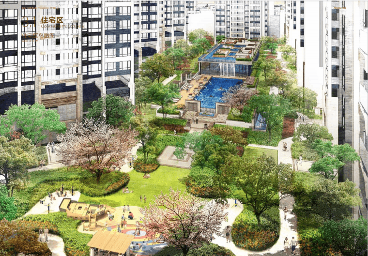 深圳龙华新区龙光九龙玺社区景观设计 深圳龙华新区龙光九龙玺社区景观设计