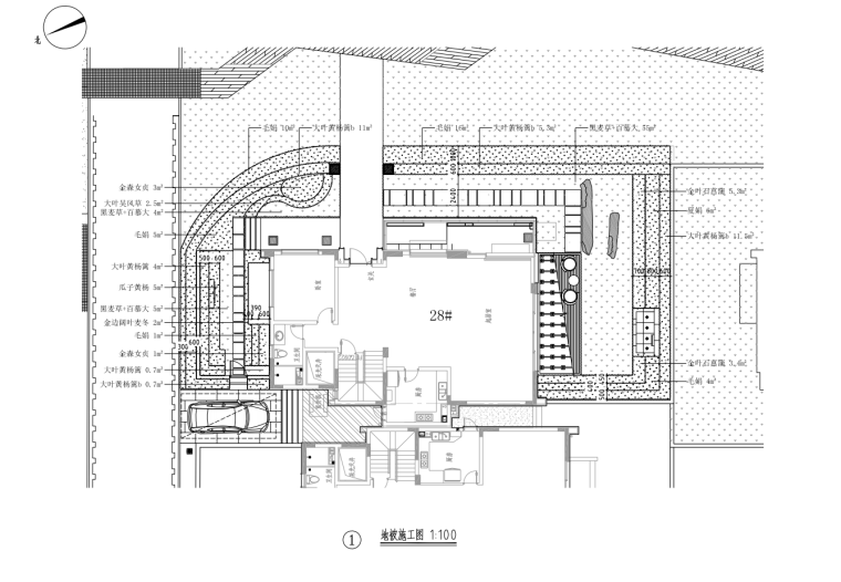 瑞安翠湖山居别墅样板区景观施工图