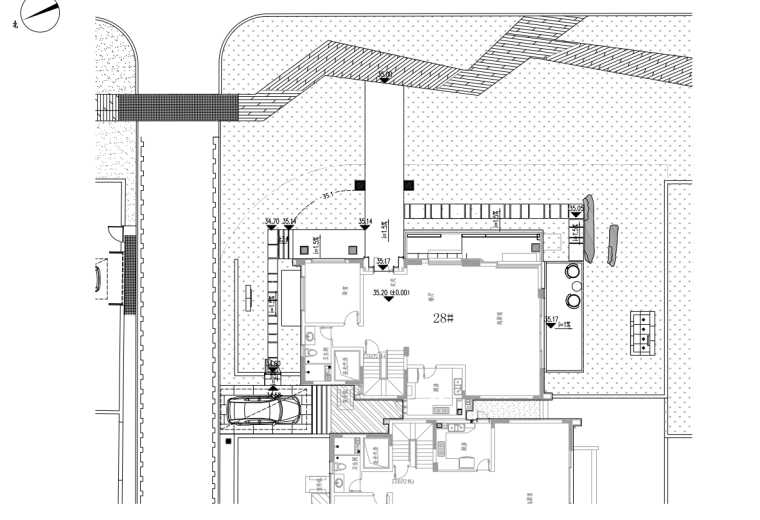 瑞安翠湖山居别墅样板区景观施工图