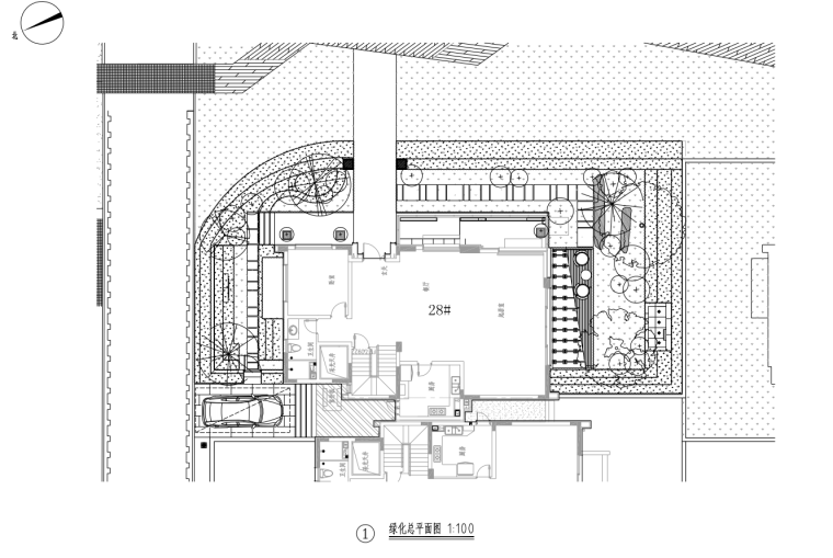 瑞安翠湖山居别墅样板区景观施工图