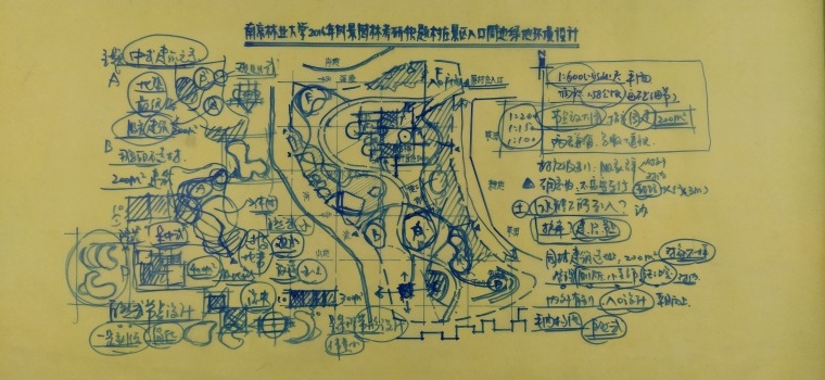 风景园林专业考研快题方案设计草图 风景园林专业考研快题方案设计草图