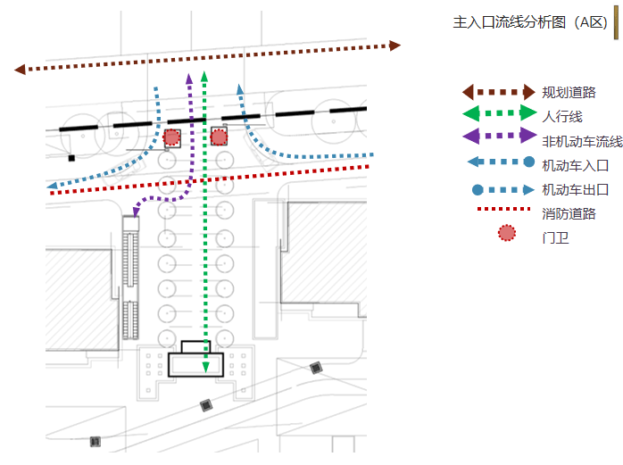 金茂无锡滨湖区居住区大门入口设计