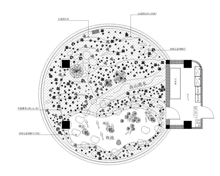 贵州千园之城森林公园登高云山施工图