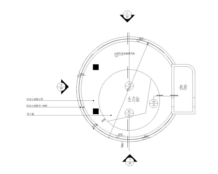 贵州千园之城森林公园登高云山施工图