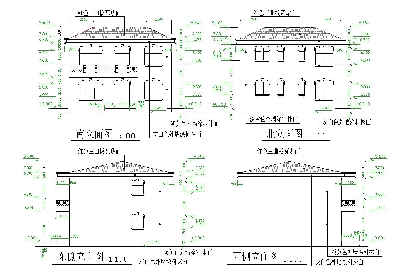 108套别墅新农村自建房图纸-灵感屋