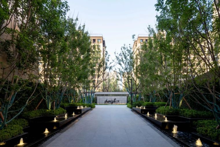 威海金猴龙湖·春江天境住宅景观实景照片-灵感屋