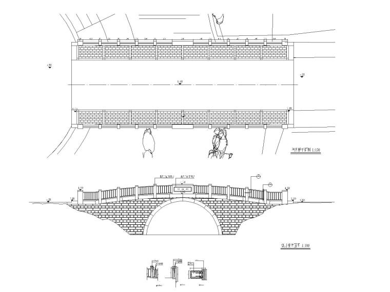 47个景观步行桥CAD详图图块合集下载-灵感屋