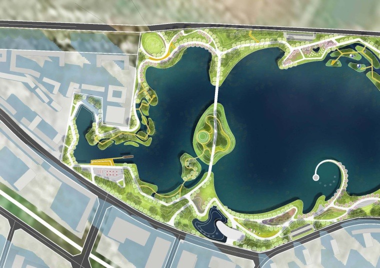 五矿大邑未来生态城湿地公园项目概念方案设计古韵新意+观山涉水生态湿地公园-灵感屋