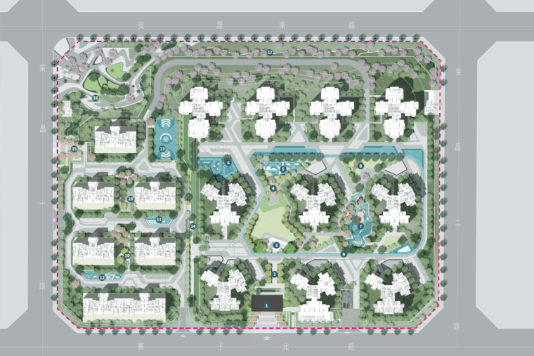 龙光 · 天府玖誉府大区景观概念方案设计-灵感屋