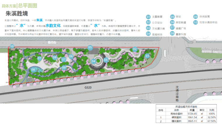朱泾镇 ·沈浦泾南路西侧口袋公园方案设计-灵感屋