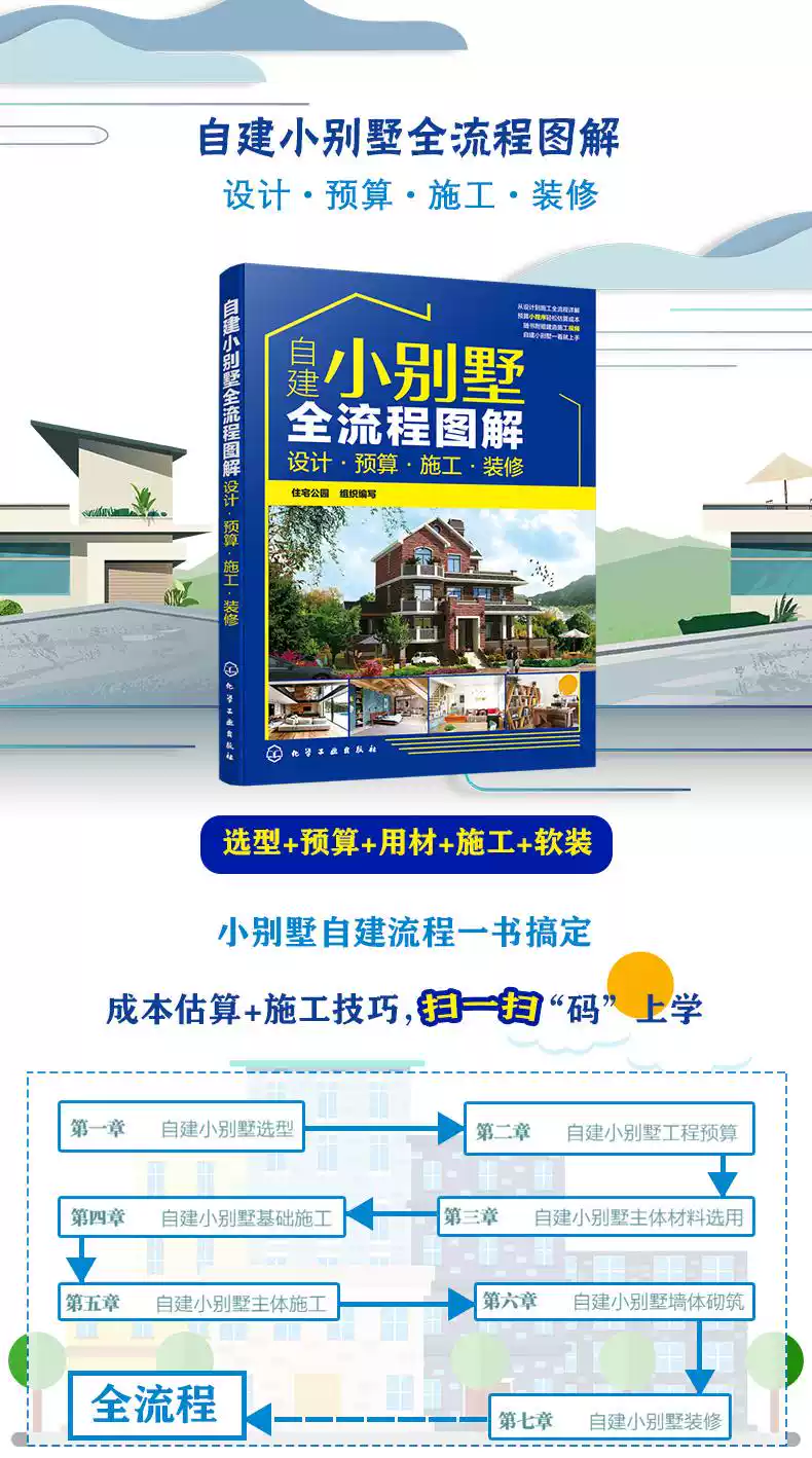 景观电子书|建小别墅全流程图解:设计·预算·施工·装修_住宅公园组织-灵感屋