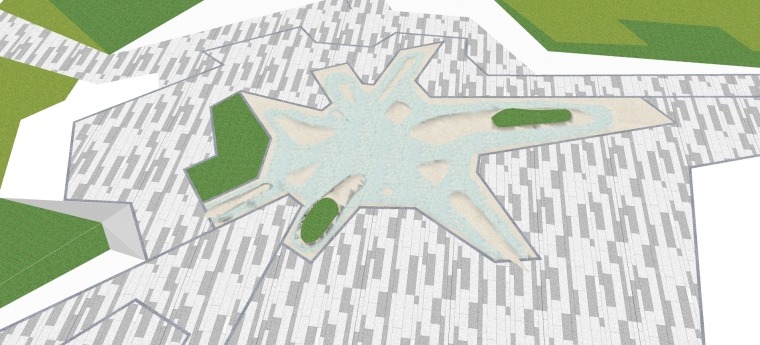 城市公园小型水域嬉戏活动场地设计模型-灵感屋