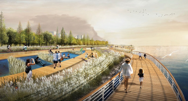 张謇公园概念设计-沿江生态景观带方案景观-灵感屋
