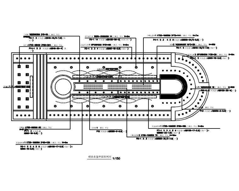 泳池喷泉跌水浴场CAD施工图纸合集-灵感屋