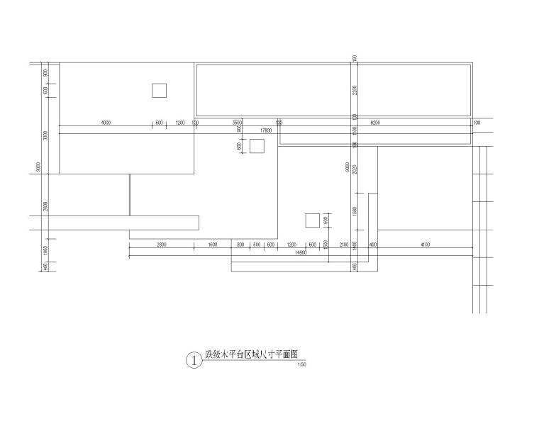 跌级木平台区域详图施工图-灵感屋