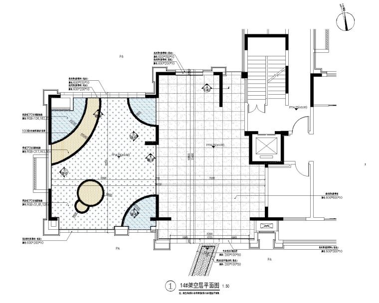 架空层打造的儿童休闲区域施工详图-灵感屋