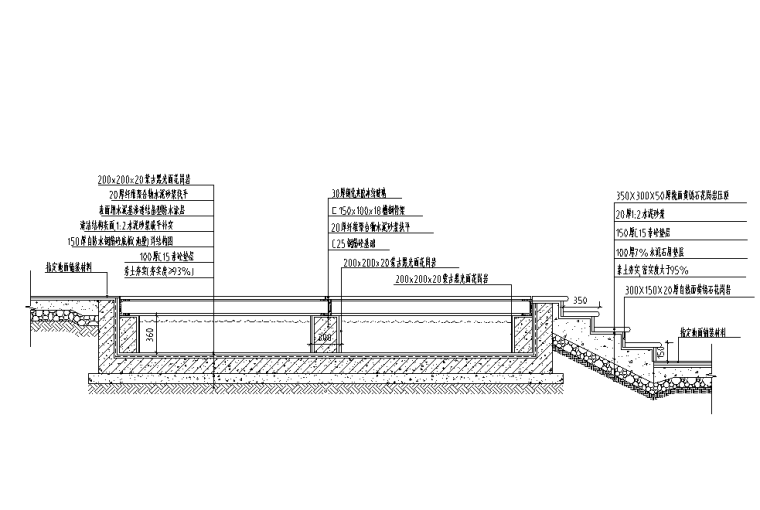 种植池跌水景跌水池CAD详图设计-灵感屋
