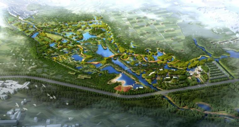 生态湿地+蝶园绿廊公园深化景观方案设计-灵感屋