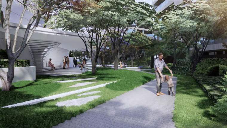 岩台上的森林麓溪半岛住宅大区景观设计方案-灵感屋