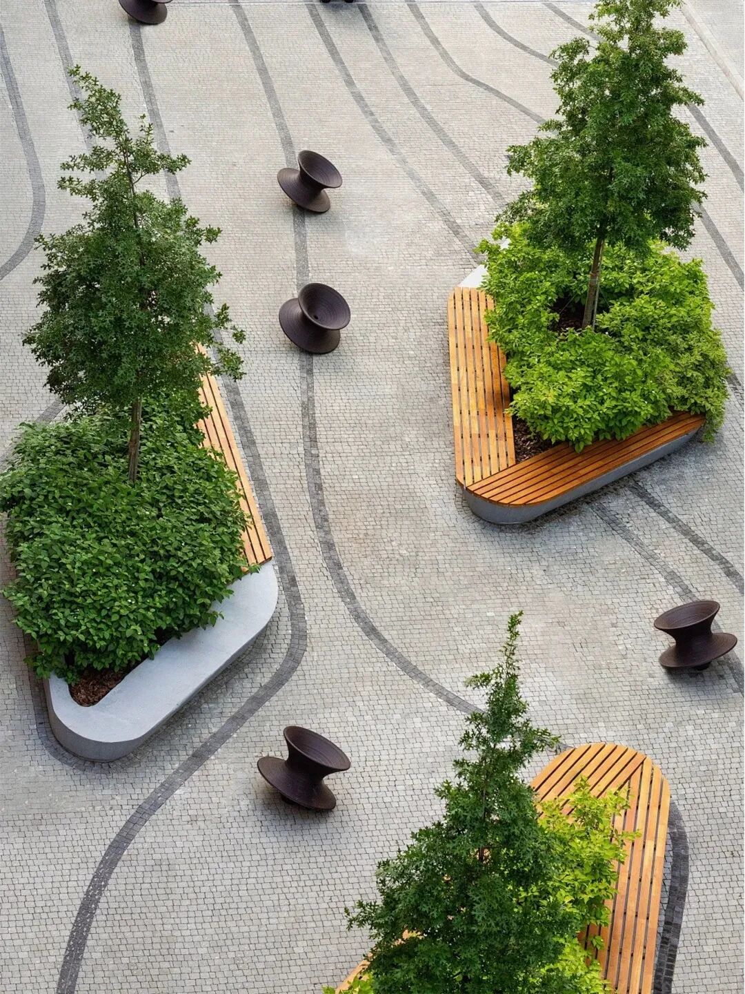 景观座椅设计指南：人体工学参数、空间布局与视觉美学全解析-灵感屋