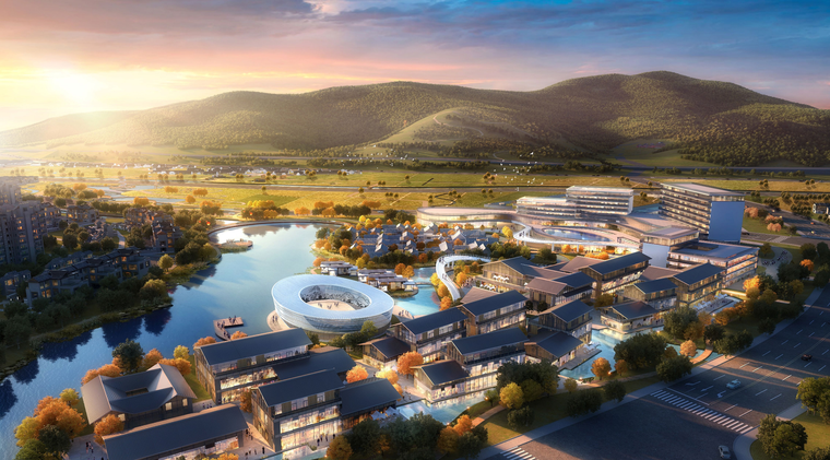 山西文旅康养小镇中央公园景观设计方案：现代滨水空间+智慧康养地标+173页全案解析-灵感屋